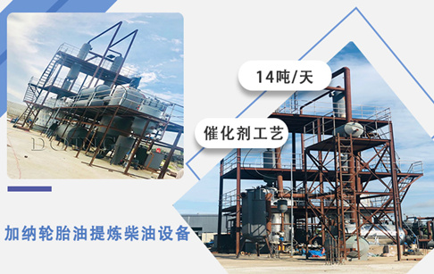 加纳老客户14吨/天轮胎油提炼柴油设备安装投产
