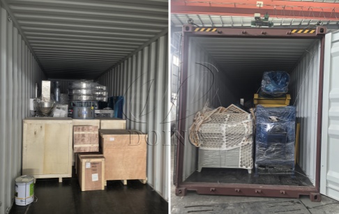 河南金瑞3吨/时Garri生产线设备正式启运，发往加纳客户