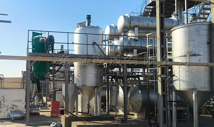 重油蒸馏提炼柴油设备 轮胎油提炼柴油技术