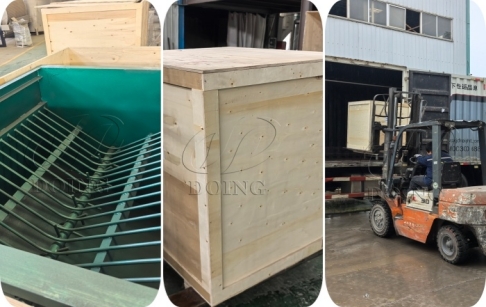 河南国瑞油脂1吨/时棕榈油压榨四件套今日启程尼日利亚