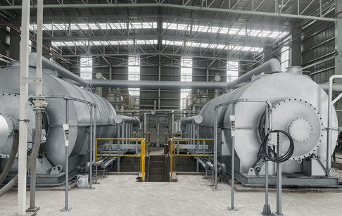 马来西亚2套油田污泥炼油设备安装投产