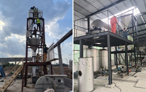 尼日利亚3吨/天Garri和木薯粉并线生产线