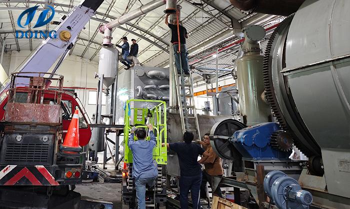 台湾炼油设备安装案例