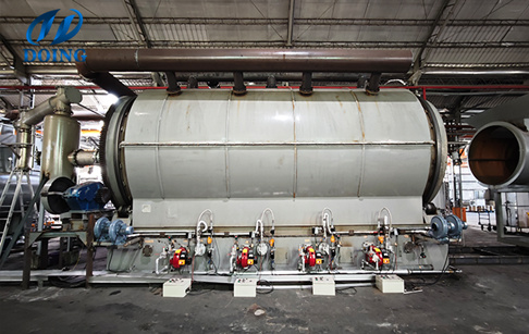 台湾15吨/天热解炭化系统顺利完成安装