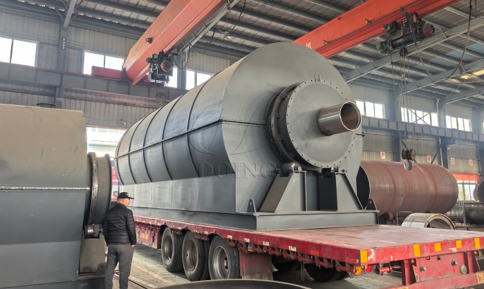 废轮胎炼油生产线发往西班牙