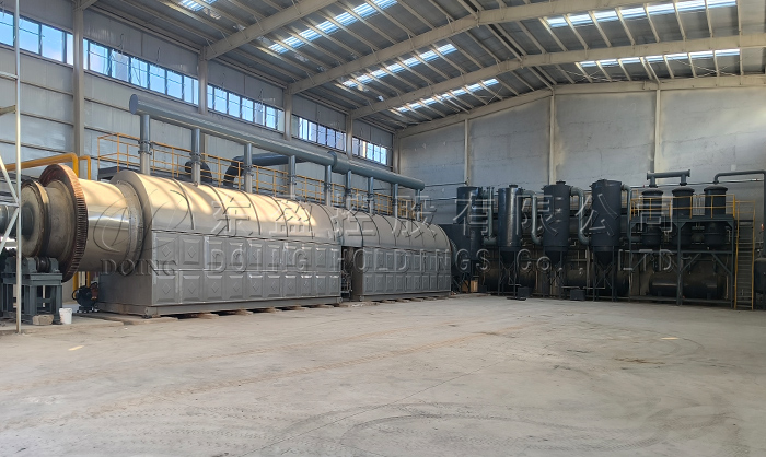 工业连续化污油泥裂解生产线