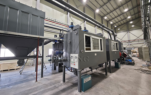 东盈出口韩国铜线分离机顺利完成安装调试，生产线启动在即！